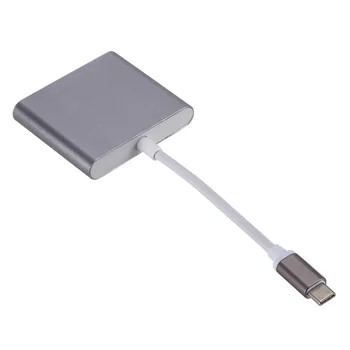 USB C HDMI Adapteris, Tips-C USB 3.1 Converter 3-IN-1 Kabeļa Hub 1080P 4K HD Adapteris Tālruni, Planšetdatoru, Klēpjdatoru, TELEVIZORU, DATORU, Monitoru