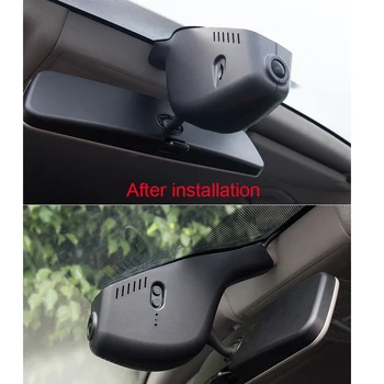 Par Volkswagen Passat Golf Maiteng 2012 2013~2018 2019 2020 Auto DVR Wifi Video Ieraksti Dash Cam Kameru augstas kvalitātes CCD HD