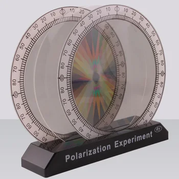 Polarizatoru Gaismas Polarizācijas Demonstrētājs Studentu Eksperimentālo Mācību Līdzekļu Fizika Optiskā Testa Instruments Krāsu Polarizatoru