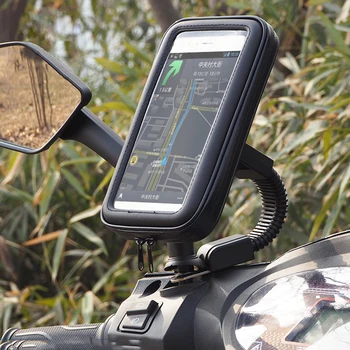 Universāli velosipēdu Tālruņa Turētājs Velosipēds Motocikls Stāv Grozāms, lai Xiaomi Motociklu Mobilais Mount Bracket, iphone, Huawei