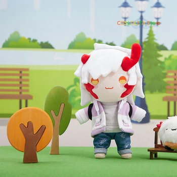 Anime Spēle Onmyoji Ibaraki-douji Cosplay Plīša Lelle Pildījumu Rotaļlieta Mainīt Apģērbu uzposties Apģērbu Kawaii Anime Lelle Xmas Dāvanas