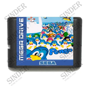 Pengo 16 bitu MD Spēles Karti Uz Sega Mega Drive Genesis