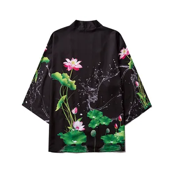 Pavasara Rudens Japāņu Tradicionālo Haori Samurai Austrumu Yukata Apģērbu кимоно японский стиль Augstas kvalitātes Ikdienas Street Wear