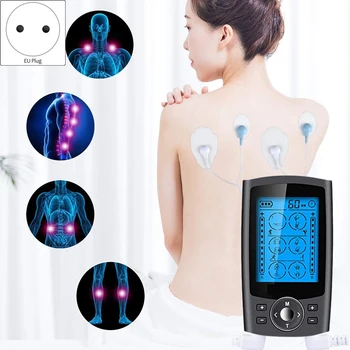 24 Režīmā Ciparu Elektronisko Impulsu Massager EMS Muskuļu Stimulators Sāpju Mašīna, Elektriskā Terapija Ķermeņa Masāža
