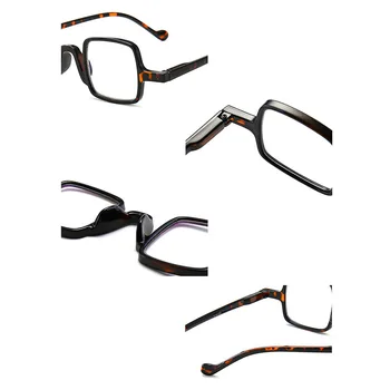 Yoovos Ir 2021. Lasīšanas Brilles Par Vīriešiem/Sievietēm Ar Kvadrātveida Zilā Gaisma Lasīšanas Brilles Plastmasas Rāmis Ultra Briļļu Gaismas Gafas Lectura