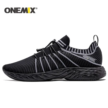 Onemix jauno vasaras sporta apavi, vīriešu unisex elpojošs acs viegls sneaker āra pastaigas pārgājienu apavi sporta sneaker