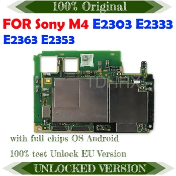 Pilnīgs Loģikas Plates Sony Xperia M4 Aqua E2303 E2333 E2363 E2353 mātesplati ES versijā testēti ar pilnu mikroshēmas plati