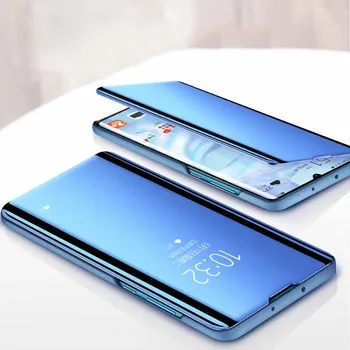 Samsung Galaxy A31 Gadījumā Luksusa Spogulis Ādas Pārsegu Samsung Galaxy A31 Gadījumā A31 31 M40S A51 2020. Gadam Fundas Coque