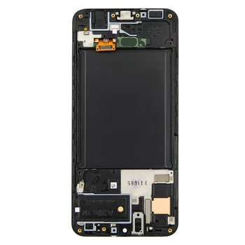 Samsung Galaxy A30S A307 SM-A307FN/DS A307F/DS A307F LCD Displejs, Touch Screen Digitizer Montāža Stikla ar Rāmi