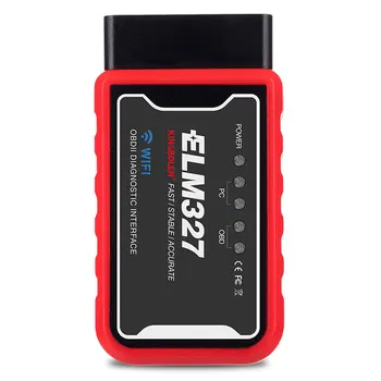 Mini ELM327 WiFi V1.5 PIC25K80 Čipu OBDII Automašīnu Diagnostikas Rīks (IPhone/Android ELM 327 V 1.5 ICAR2 OBDSCAN Skeneris Kodu Lasītājs