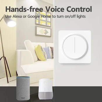 Tuya Smart WiFi Reostats Slēdzis Tālvadības Touch LED Aptumšojami Balss Kontroles Darbu ar Alexa, Google Home Smart Dzīves App