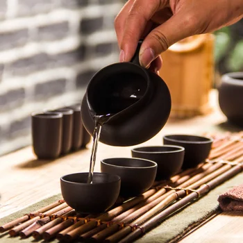 Patiesā Teacup Tieslietu Tējkanna Tējkanna Siltuma Izturīgas Tējas Krūzi Cha hai Punkti Tējas trauki Kung Fu Tēja noteikti Instrumenti, D010