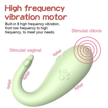 APP Bluetooth Dildo Vibratoru Bezvadu Vibrējošais Biksītes Seksa Rotaļlietas Sievietēm G Spot Klitora Stimulators 8 Režīmi Pieaugušo Seksa Rotaļlieta, Spēle