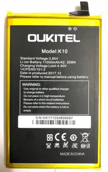 Oukitel K10 Akumulatora Oriģināls Akumulators Oriģināls 11000mAh Rezerves Akumulatoru Nomaiņa Oukitel K10 Mobilais Tālrunis