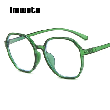 Imwete Gatavo Tuvredzība Brilles Sievietēm, Vīriešiem Anti Zilā Gaisma Brilles Dāmas Skaidrs Tuvredzīgs Recepte Briļļu -1.0 -4.0
