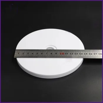 Diametrs: 6inch Caurspīdīga Akrila rotācijas Slinks Susans vinilplašu display rack rotējoša pamatne grozāmais plate