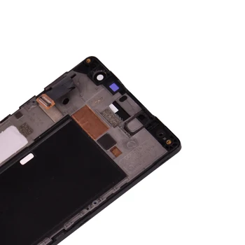 Oriģināls Par Nokia Lumia 730 735 LCD Displejs, Touch Screen Digitizer Montāža ar Rāmi vai lumia 730 lcd bez rāmja