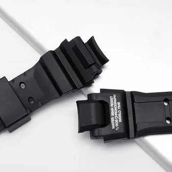 Yopo Gumijas Siksnas speciāls Interfeiss Melna Aproce Nomaiņa Jostu, GW-A1100 G-1400 GW-4000 GA-1000 Silikona Watchband