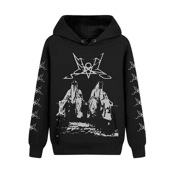 5 dizainparaugiem, Uzaicinot Band pollover sporta Krekls Rock Jauka, Maiga, Silta hoodies punk, smagā metāla sudadera šūpuļzirgs fleece black