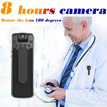 1080P HD mini kameras Portatīvie mini ieraksti infrasarkano nakts redzamības kamera Nav rokas valkājamas mazo DV Cilpa Ķermeņa Video Kameras