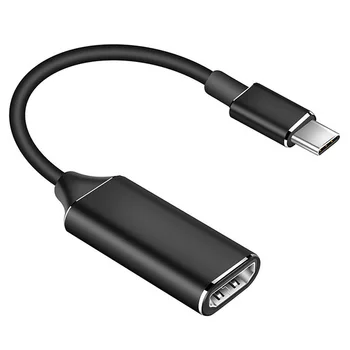 USB Type-C HDMI-saderīgam Adaptera Kabelis USB-C HDMI-savietojams Adapteris Sieviešu un Vīriešu Pārveidotājs Macbook DATORU, Dators, TV