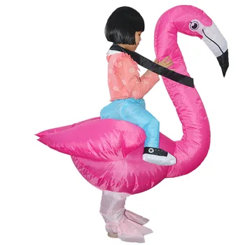 Flamingo Piepūšamās Halloween Kostīmi Ziemassvētku Tērpi Bērniem, Pieaugušo, Vīriešu, Sieviešu Masku, Piepūšamās Karnevāla Kostīms Puse