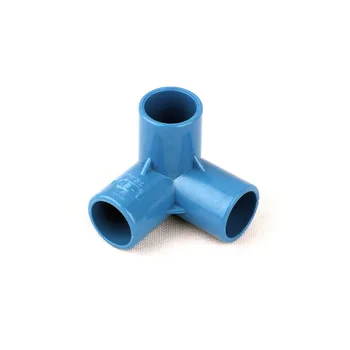 20pcs Dia 20mm PVC Locītavas Ūdens Cauruļu Savienotājs Balts/Pelēks/Zils PVC Stereoskopiskās Tee Savienotāji Mikro Apūdeņošanas Piederumi