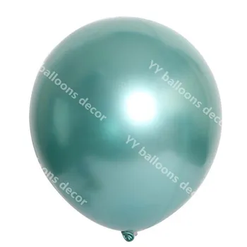 Baloni Vainags Komplekts DIY Macaron Tiffany Blue Green Metāla Chrome Globals Balonu Vainags Kāzu Iesaistīšanās 21 Dzimšanas dienu Dekori