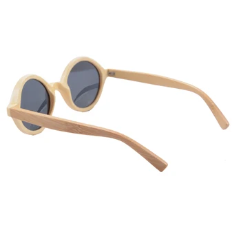 Retro kārtu, koka, bambusa saulesbrilles sievietēm, vīriešiem polarizētās brilles jaunu modes Saule stikla 6019