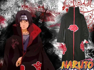 Jauno Modes Unisex Cosplay Kostīmi Japānas Anime Naruto Itachi/Akatsuki Cosplay Tērpu Apmetnis Puse Kostīmi