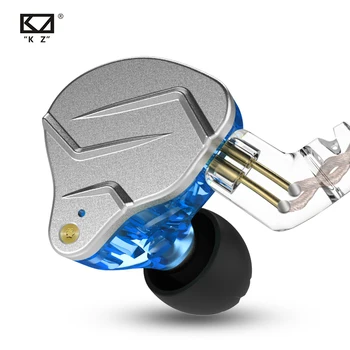 KZ ZSN Pro Ausu Austiņas Hibrīda tehnoloģiju, 1BA 1DD HIFI Bass Metāla Earbuds Bluetooth Sporta Trokšņa Slāpēšanas Austiņas Monitora