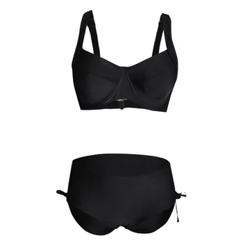 Push Up Bikini 2020. Gadam Sieviešu Divas gabals peldkostīms Sexy Black Gray Peldkostīmi Sieviešu Bikini Komplekts Rose Sarkans peldkostīms Beachwear 2XL