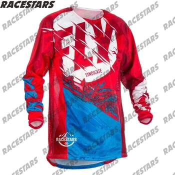LIDOT SINDIKĀTS Enduro Kalnu Kalnu Velosipēds Svīteri MX Motokrosa BMX Sacīkšu Jersey DH garām Piedurknēm Riteņbraukšana Apģērbu MTB T-krekls