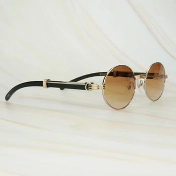 Retro Saulesbrilles Bifeļa Raga Pārredzamu Gafas De Sol Dizaineru Sieviešu Brilles Vīriešu Saulesbriļļu Kārters Briļļu Aksesuāri,