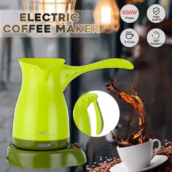 Pārnēsājamas Elektriskās Kafijas automāts Espresso Tējas Moka Pot, 220V turku grieķu Kafijas Automāts Pārtikas Klases ABS Anti-slīdēšanas Pamatne Tējkanna