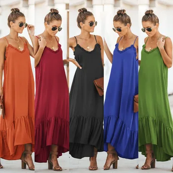 Spridzināšanas karstā vasarā, jauna produkta sieviešu Linga koka auss, piedurknēm kleita plus lieluma gara kleita sexy puse nakts klubu kleita QP018