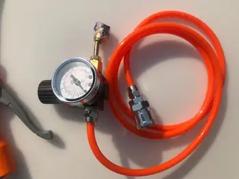 Hēlija gāzes spiediena samazināšanas vārstu, Piepūšamās muti Hēlija Kvantitatīvo iekārtas, balloon sūknis puse izlases krāsa