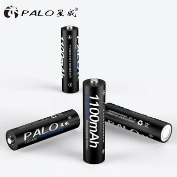 20pcs PALO 1,2 v NIMH AAA Baterijas 3A AAA 1100MAH Uzlādējamā Baterija aaa ni-mh baterijas, akumulators rechargea lukturīšu rotaļlietas