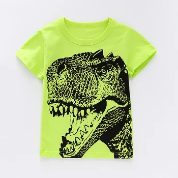 HH 2-8 Gadus Zēnu drēbes, sporta tērps Vasaras haizivs Dinozauru Maskēties T Krekls, bikses, bērnu apģērbs, Apģērbs tracksuit bērniem