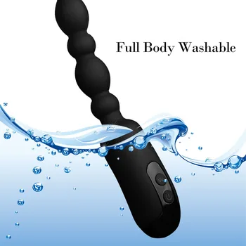 20 Ātruma Anālais Vibrators paredzēts Vīriešu Prostatas Massager Dual Mehānisko Anālās Lodītes Butt Plug USB Maksas, Vibratori Seksa Rotaļlietas Pieaugušajiem Sievietēm