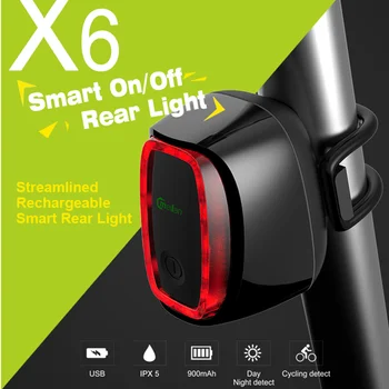 Meilan X6 Velosipēds Gaismas Bezvadu Aizmugures Lāzera Gaismas USB Lādējamu Smart lukturu MTB Riteņbraukšana Drošības Brīdinājums Vadīja Velosipēdu Piederumi