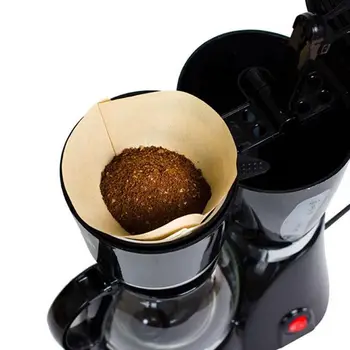 100Pcs/Maiss Koka Original Kafijas Papīra Filtru Kafijas Puses-ielej Espresso Kafijas Filtru Pakas Soma Sietiņš Tējas Infuser