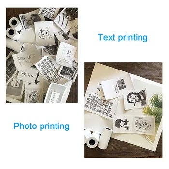 Printable Uzlīmes, Papīra Rullis, Siltuma Papīra, pašlīmējošas etiķetes, 57*30mm par PeriPage Paperang Kabatas Foto Printeri Dropship