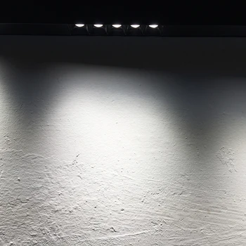 Baltā Apdare, Krāsotas 40W Anti-Glare Lineārā LED Bar Kulons 90Ra Ēdamistaba Lampas Piekare Birojā 1-10V Gaismas Armatūra 120cm