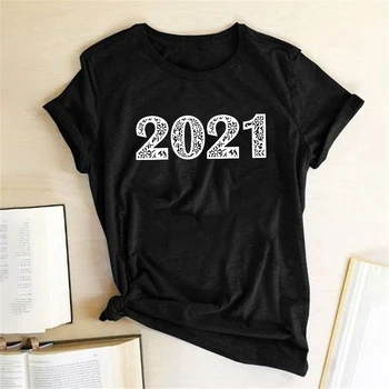 Ir 2021. Burtu Drukāšanas Sieviešu T Krekls Gadījuma Vasaras Īsām piedurknēm Grafiskais t-veida Krekls Femme Sievietes Estētisko Drēbes Mujer Camisetas