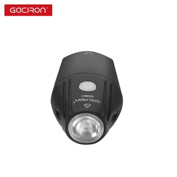 Gaciron Cikla USB Lādējamu Priekšējās Gaismas Velosipēdu Ķivere Gaismas Velosipēdu LED Stūres Lampas Ūdensnecaurlaidīgs Velo Drošības Brīdinājums Flash