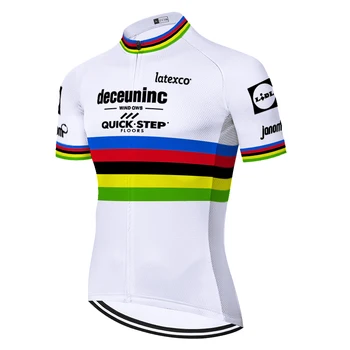 Komanda ātrā solī, riteņbraukšana džersija ar īsām piedurknēm Vasaras Velosipēdu maillot jersey Sporta tenue cycliste homme pro komanda ir 2021.