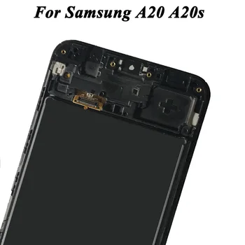 6.5 collu Samsung Galaxy A20S A207 A2070 SM-A207F A20 A205 SM-A205F LCD + Touch Screen Sensoru Digitizer