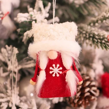Mini Gnome Ziemassvētku Eglīte Kuloni Kritums Rotājumi Sejas Lelle Piekārtiem Rotājumi Brīvdienu Puse Dekori Piegādes Dāvanu Top