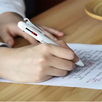 Xiaomi MOULDE 4 In 1 Multifunction Zīme Pildspalva 0.5 mm Gēla Pildspalvas ar Dzēšgumiju, Mehāniskā Zīmuļa Birojs Skolas Pildspalva Melna Zila Sarkana Uzpilde